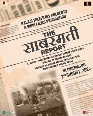 The Sabarmati Report 2024 Hindi WEB-DL 1080p - 720p - 480p Movie Poster